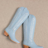 LUCIA BLUE WESTERN BOOTS MIIM (size 6 left)