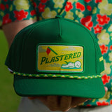 Plastered Green Patch Hat