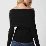 Black Kristin Sweater Top