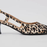 LEOPARD SLINGBACK KITTEN HEELS