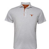HL - Texas Longhorns White State Inspired Jigsaw TX Flag Polo