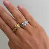 THE GOLD HAZEL RING - SIZE 8