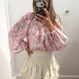 PINK FLORAL EISLEY BLOUSE