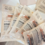 Eco-Friendly Creaseless Clips 4pc Set - Black Terrazzo