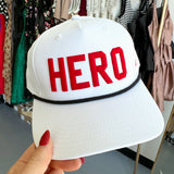 VINTAGE WHITE HERO ROPE HAT