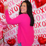 Fuchsia Knit Sweater
