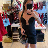 LBK BLACK BODYCON DRESS