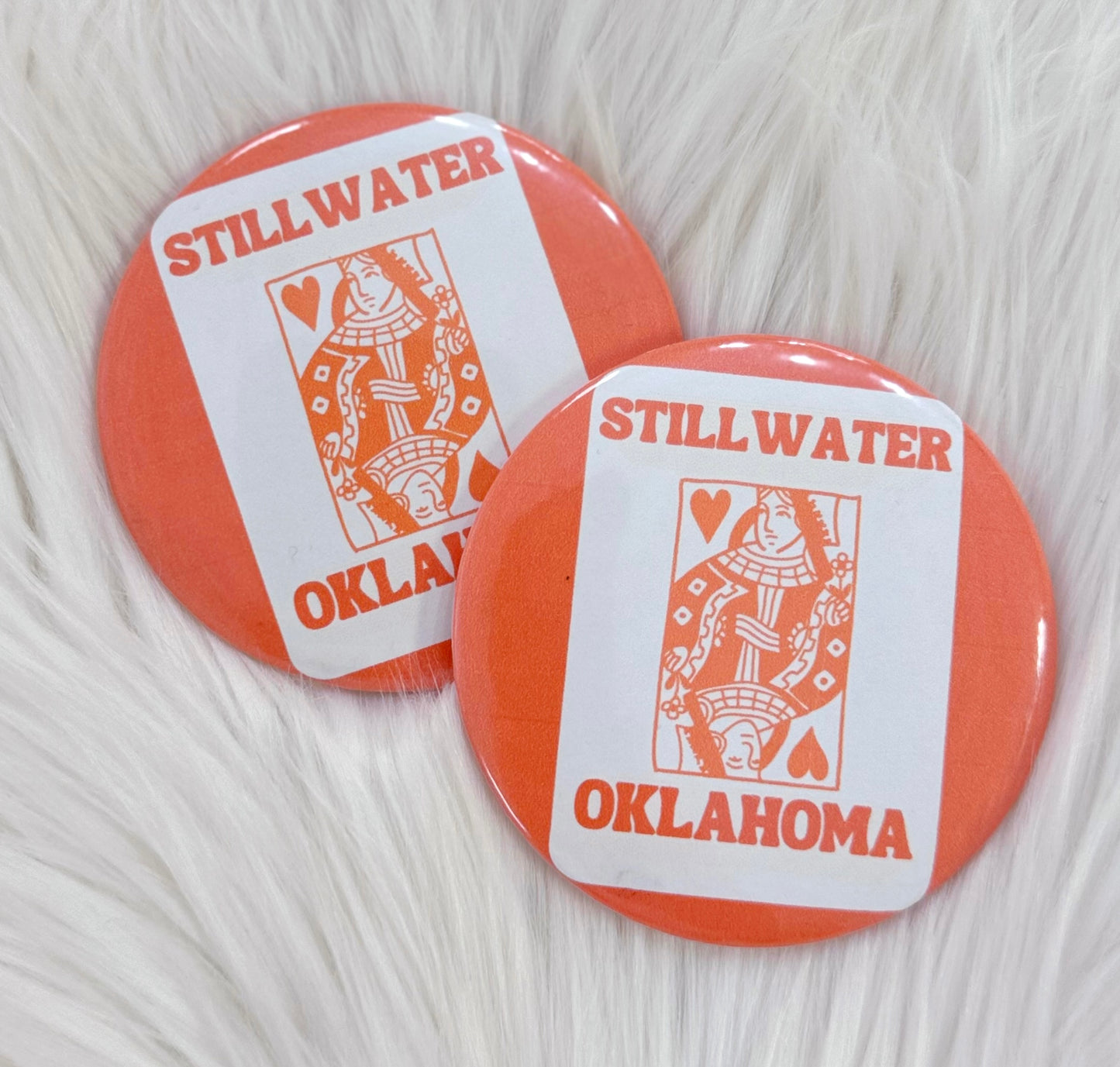 STILLWATER OKLAHOMA CARDS BUTTON