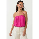 Bubble Tube Top: Hot Pink / L