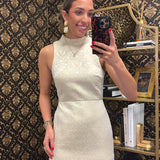 Cream / Gold Zoey Mini Dress