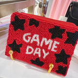 RED & BLACK GAMEDAY COIN PURSE