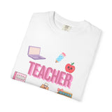 Teacher Icons T-Shirt | Cute School Staff Gift