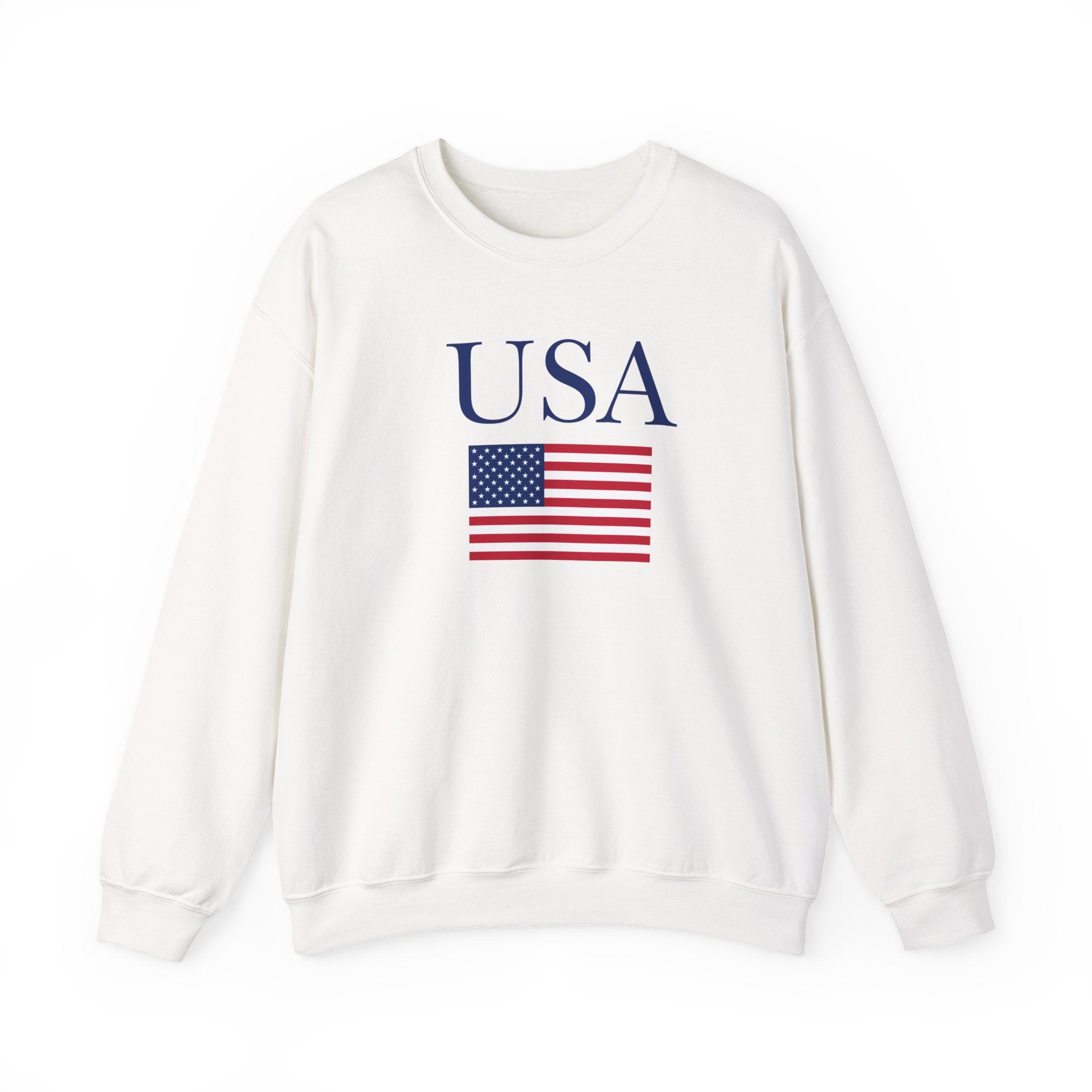 USA Flag Crewneck Sweatshirt - UNISEX