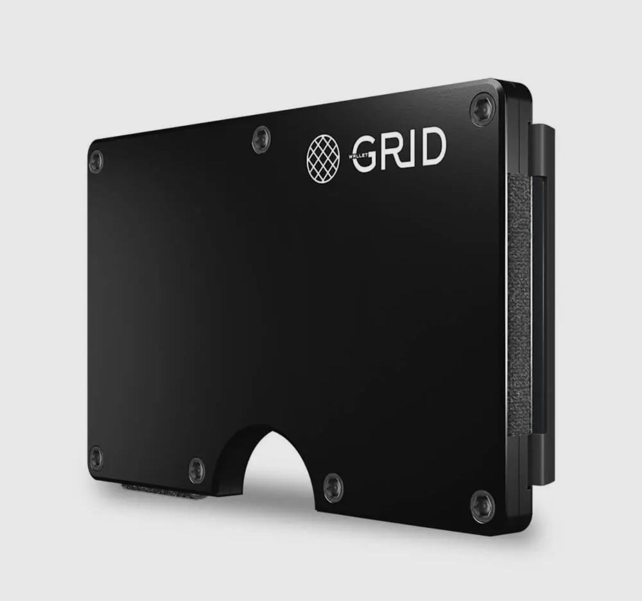 GRID WALLET - BLACK ALUMINUM