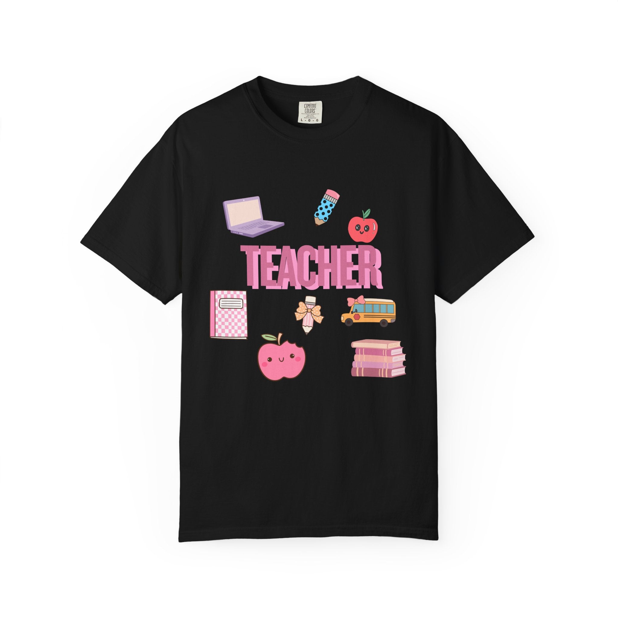 Teacher Icons T-Shirt | Cute School Staff Gift