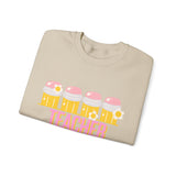 Teacher Pencil Crewneck Sweatshirt | Cute Pink & Yellow Teacher Appreciation Gift