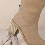 Juno Tall Suede Sand Boot
