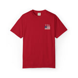 VINTAGE EMBROIDERED USA T SHIRT | UNISEX