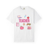 Teacher Icons T-Shirt | Cute School Staff Gift