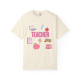 Teacher Icons T-Shirt | Cute School Staff Gift