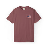 VINTAGE EMBROIDERED USA T SHIRT | UNISEX