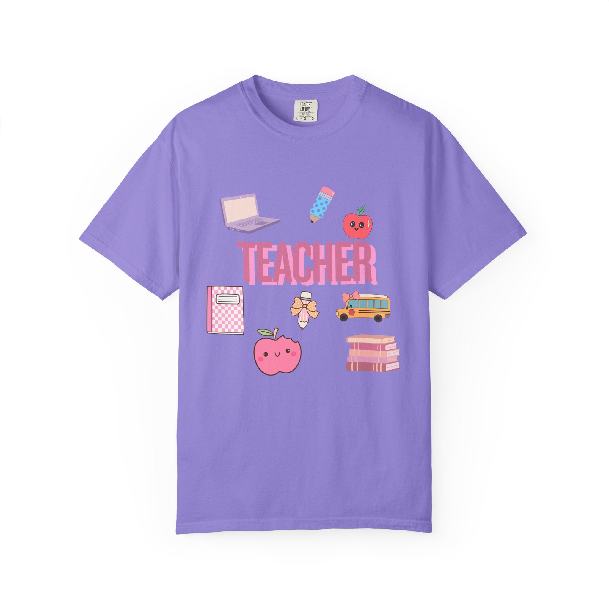 Teacher Icons T-Shirt | Cute School Staff Gift