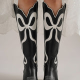 BLACK BOW WESTERN BOOTS