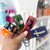 NEEDLEPOINT KEYCHAINS