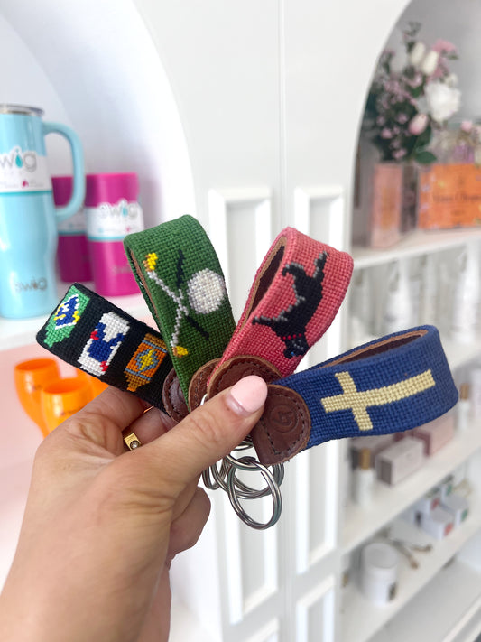 NEEDLEPOINT KEYCHAINS