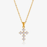 Mini Cross Necklace Waterproof