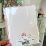 GRANDMOTHER PINK HYDRANGEA CARD