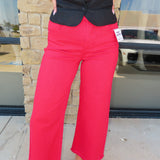 RED DENIM JEANS
