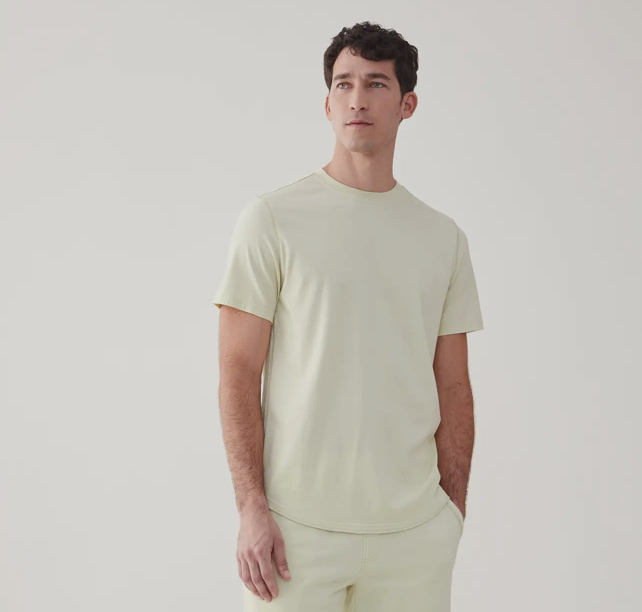 ALOE S/S SCOOP BOTTOM PIMA TEE