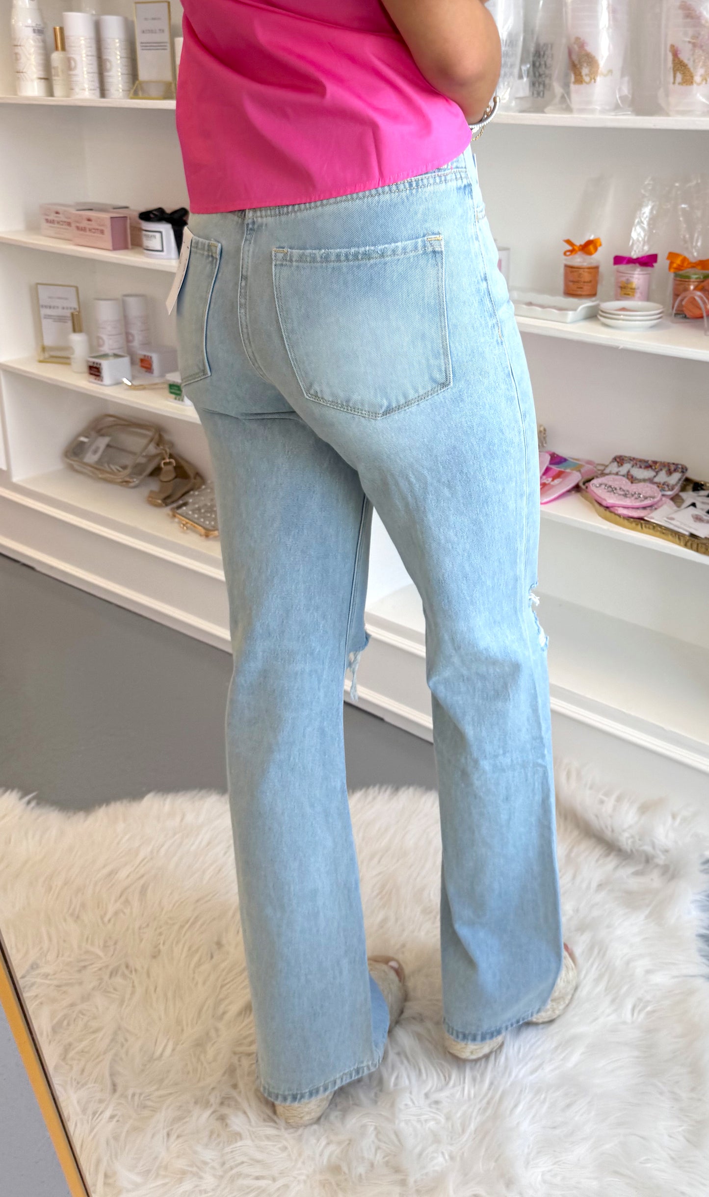 VERVET 90'S VINTAGE FLARE JEANS