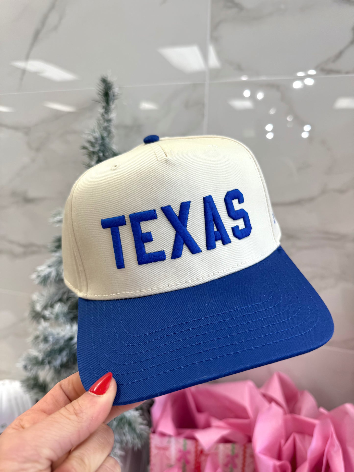 VINTAGE BLUE TEXAS HAT