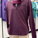 HORN LEGEND MAROON PULLOVER