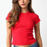 RED MEGAN BASIC TOP
