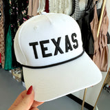 VINTAGE WHITE TEXAS ROPE HAT