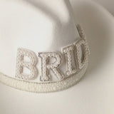 BRIDE PEARL COWBOY HAT