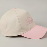 BRIDE EMBROIDERY TRUCKER HAT - PINK