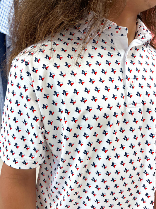 HORN LEGEND TEXAS INSPIRED POLO