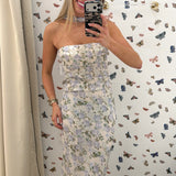 LILAC FLORAL KALILA MIDI SKIRT & TOP SET