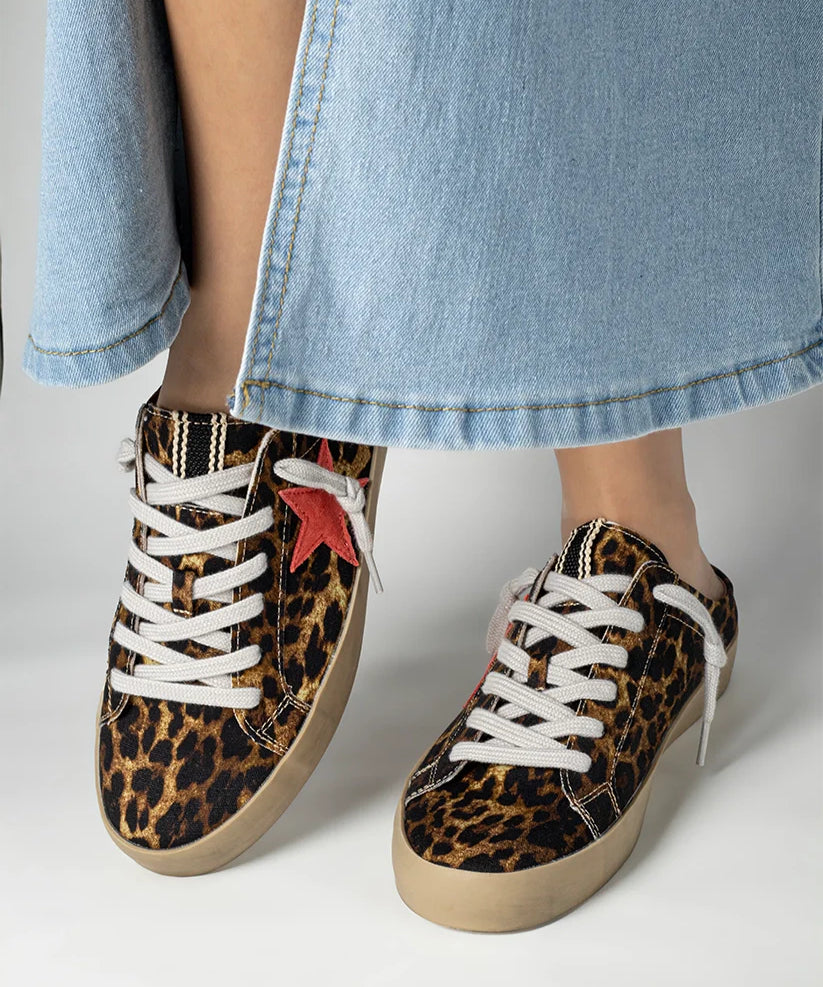 Polka Shu Shop Leopard Sneakers