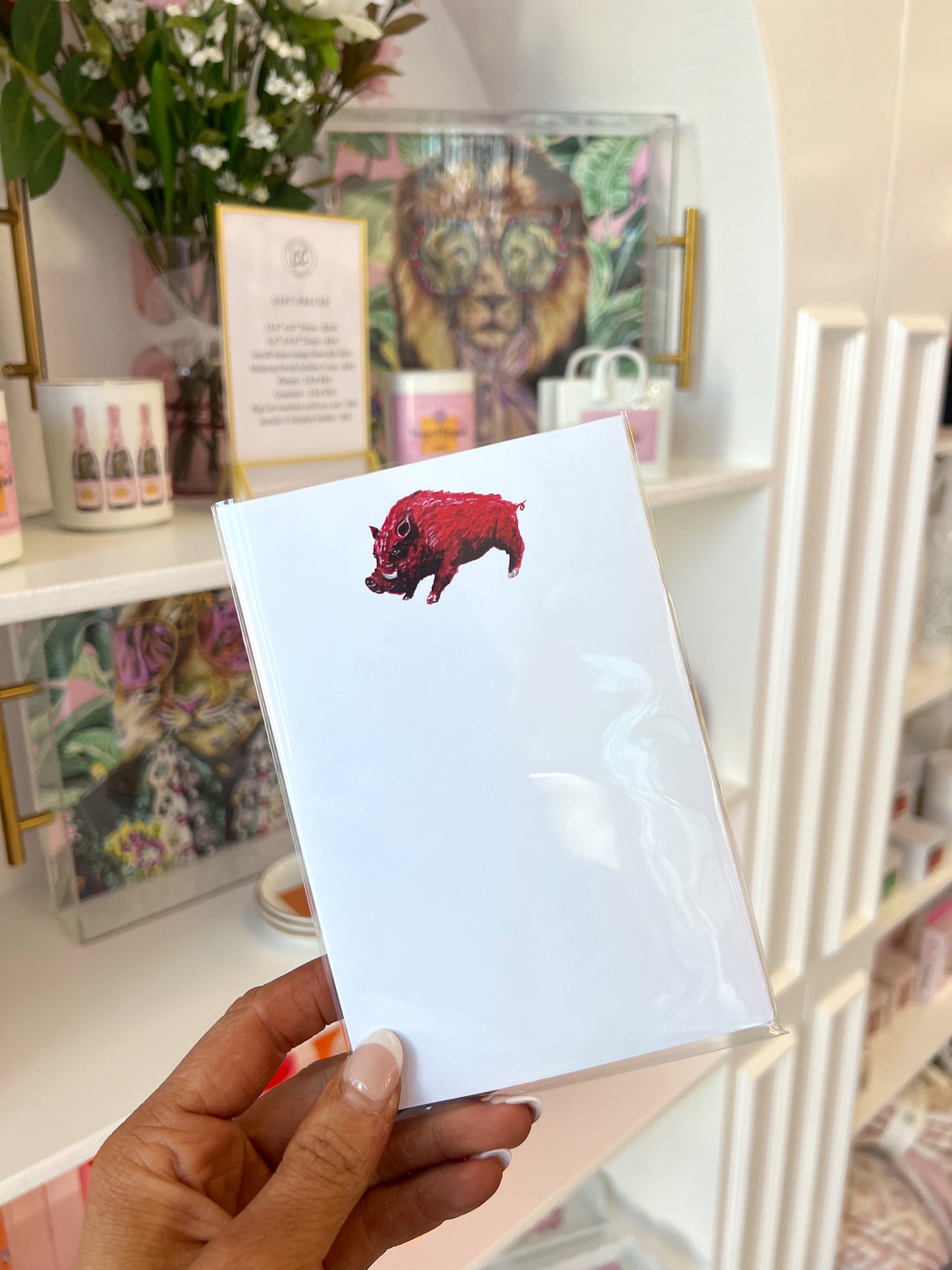 RED PIG NOTEPAD