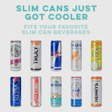 SWIG NAVY SKINNY CAN COOLER 12oz