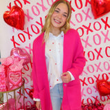 Pink Cardigan w/ Pockets