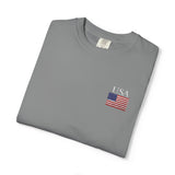 VINTAGE EMBROIDERED USA T SHIRT | UNISEX
