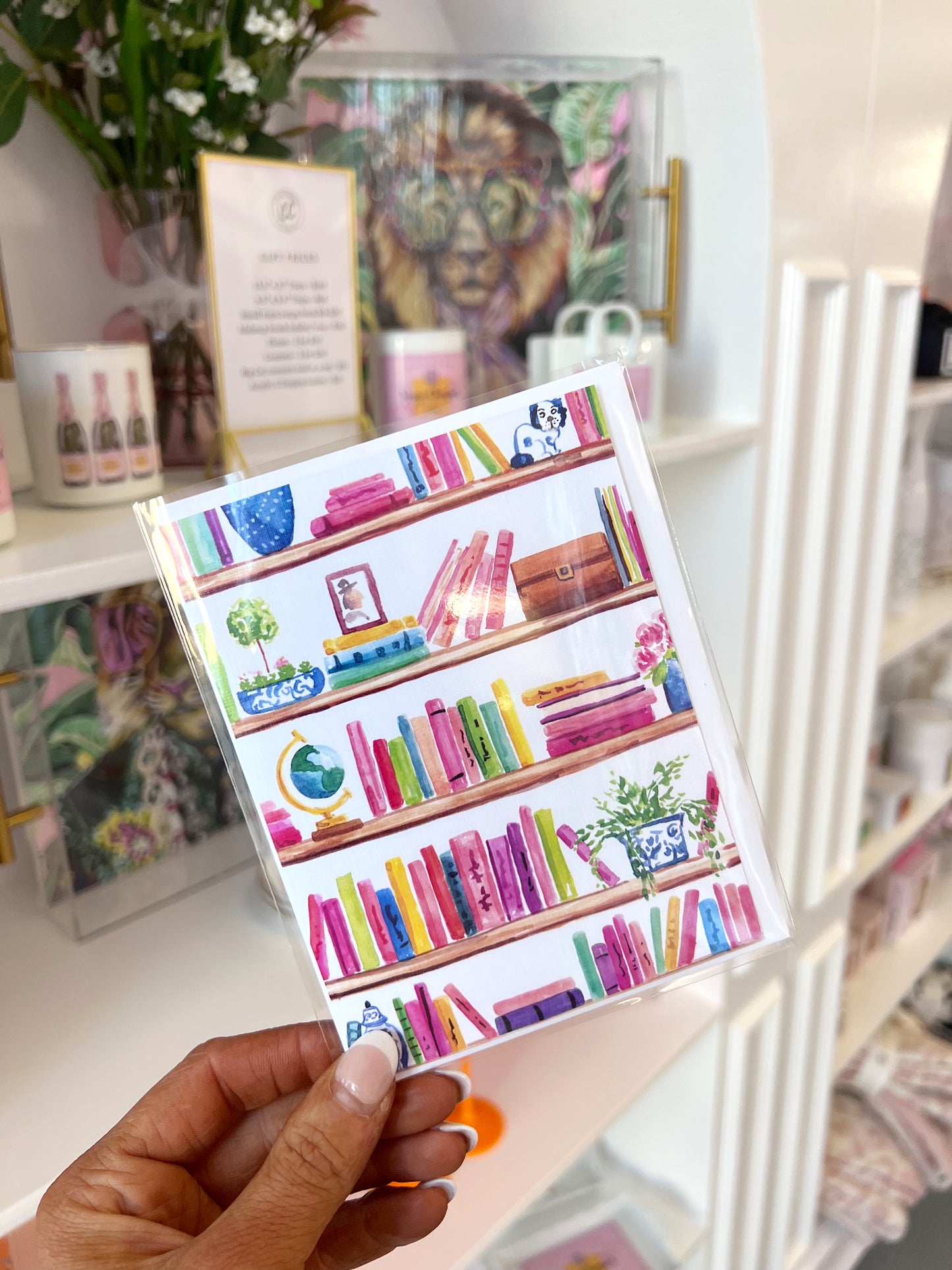 BOOK SHELF CARD