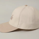 BRIDE EMBROIDERY TRUCKER HAT - BEIGE