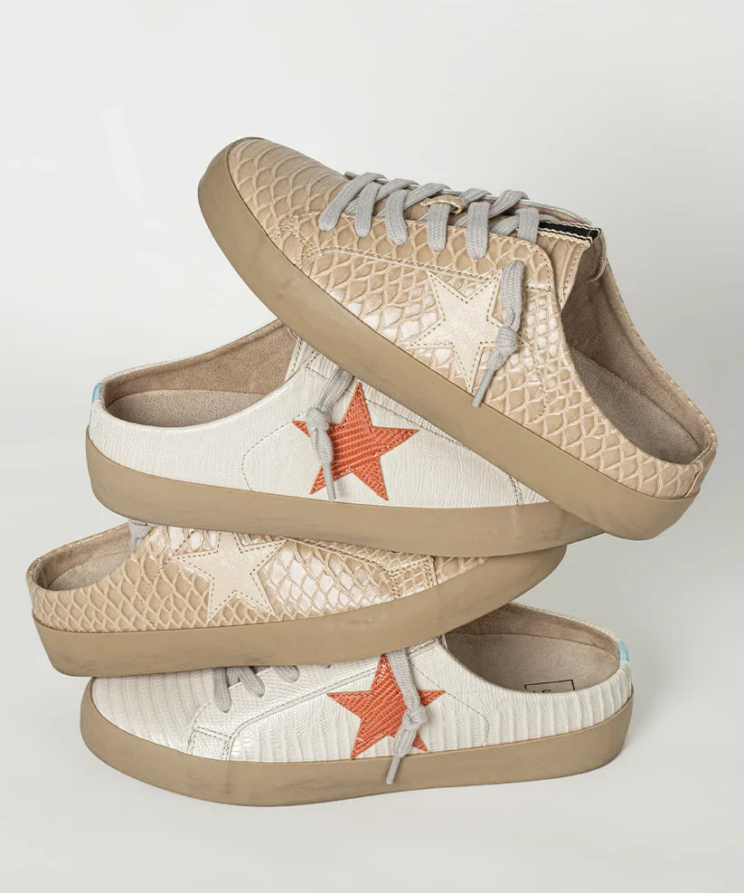 Polka Taupe Snake Shu Shop Sneakers